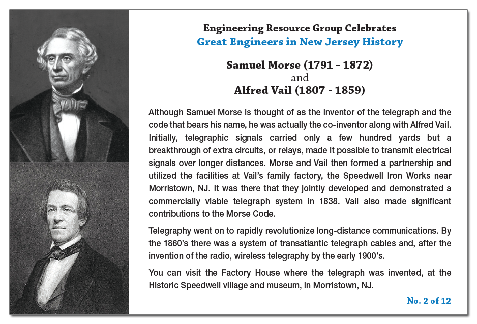 Samuel Morse and Alfred Vail