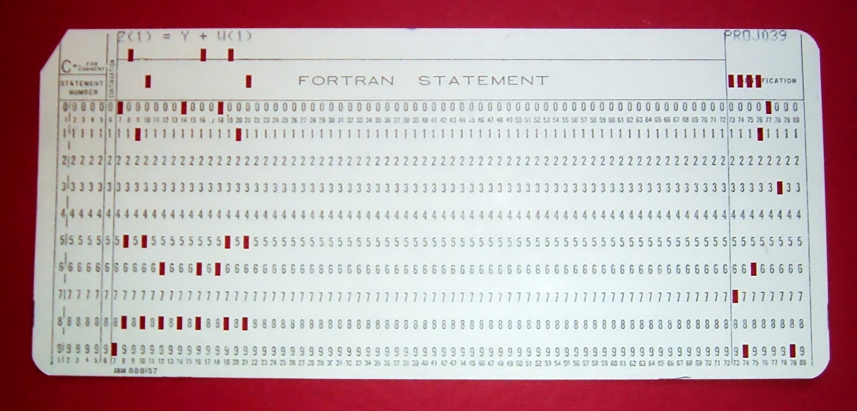 IBM Punchcard